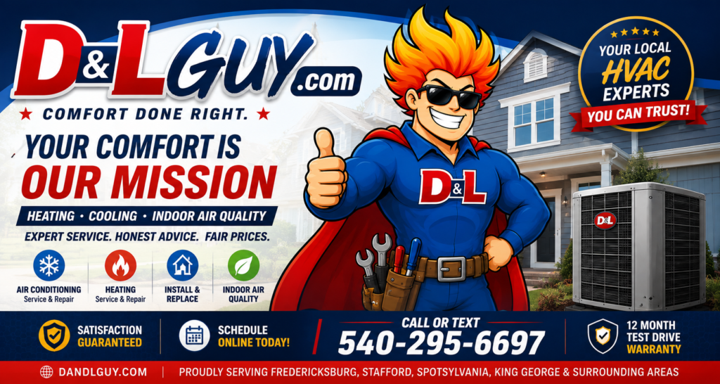 heating & cooling repair fredericksburg